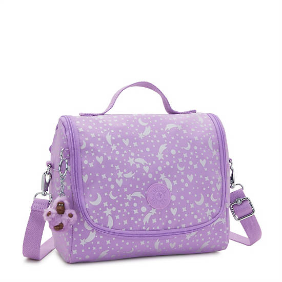 Kipling New Kichirou Printed Lunch Bag Çanta Mor | TR 1280KO